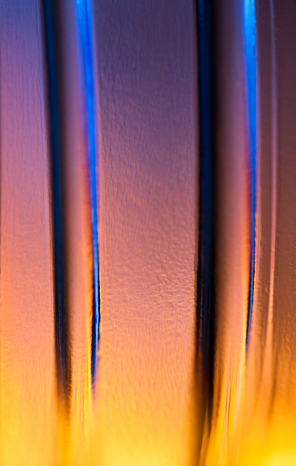 Macro Fine Art photo of color refracting in a mason jar.